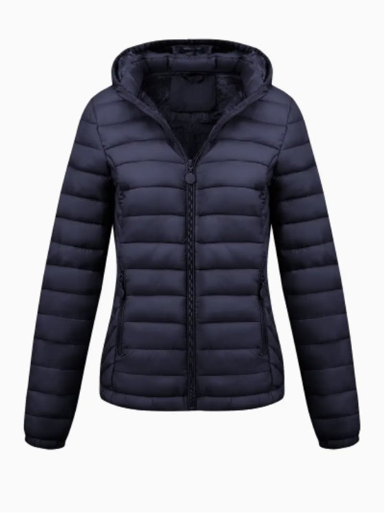 Women's Lightweight Hooded Winter Jacket