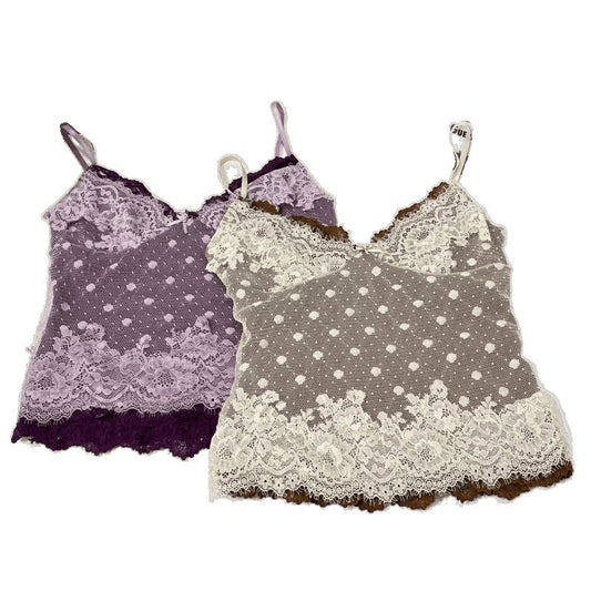 Sweet Dream Polka Dot Lace Small Sling