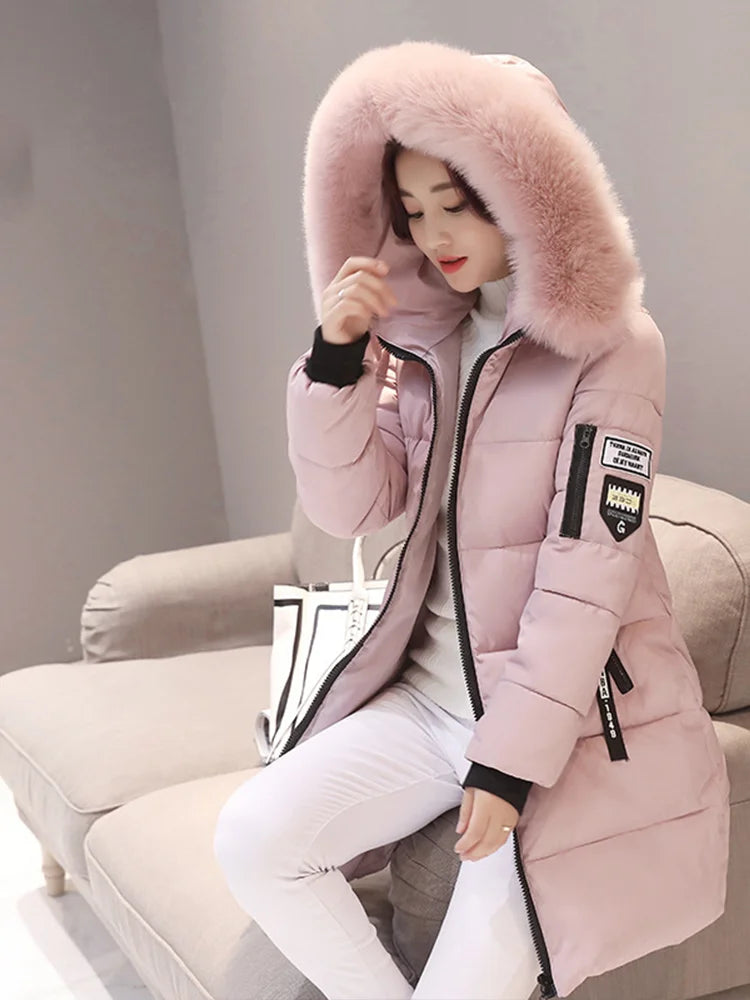 Elegant Women's Winter Parka Jacket