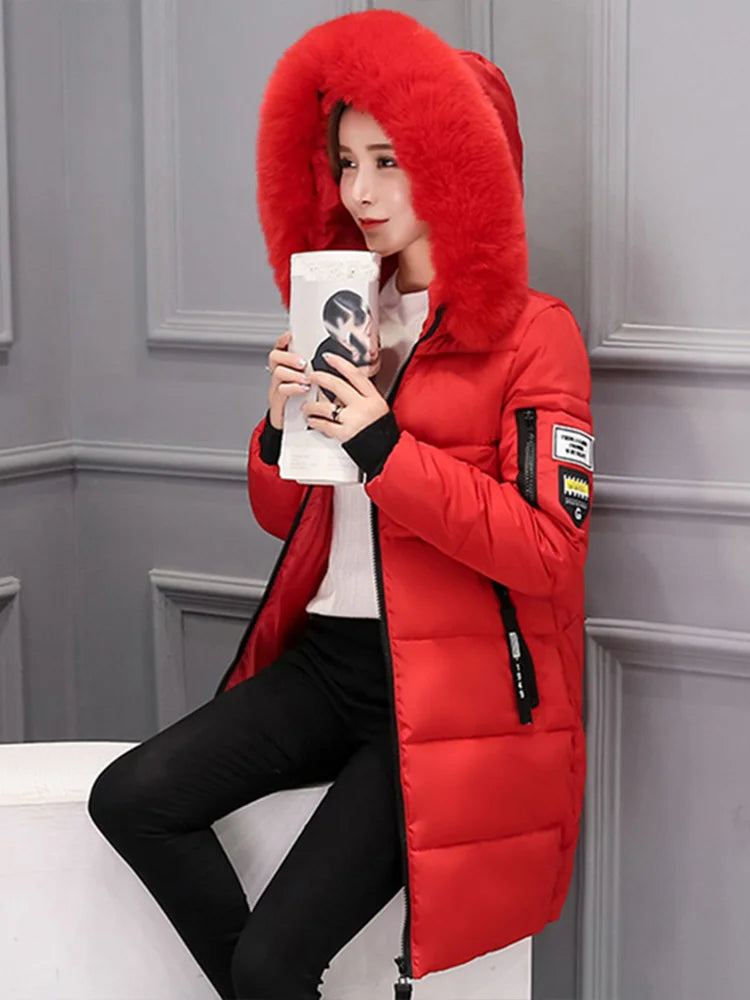 Elegant Women's Winter Parka Jacket