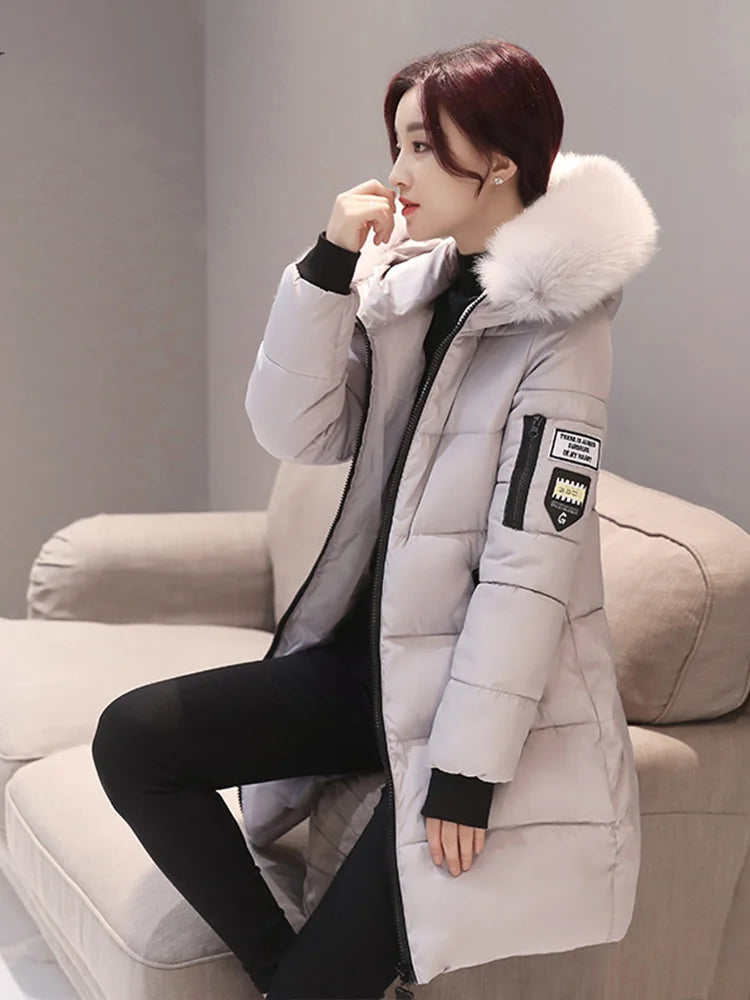 Elegant Women's Winter Parka Jacket