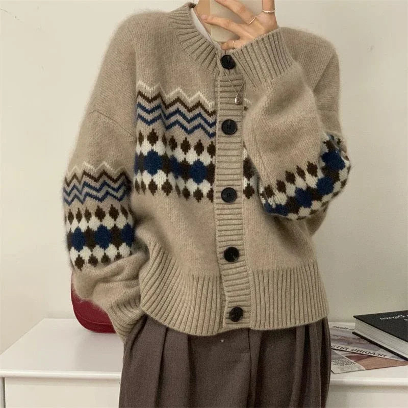 Autumn Cozy Knit Cardigan for Women