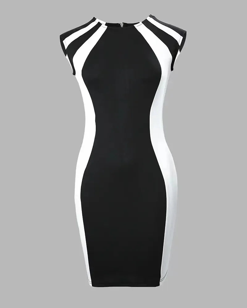 Summer Vintage Bodycon Midi Dress