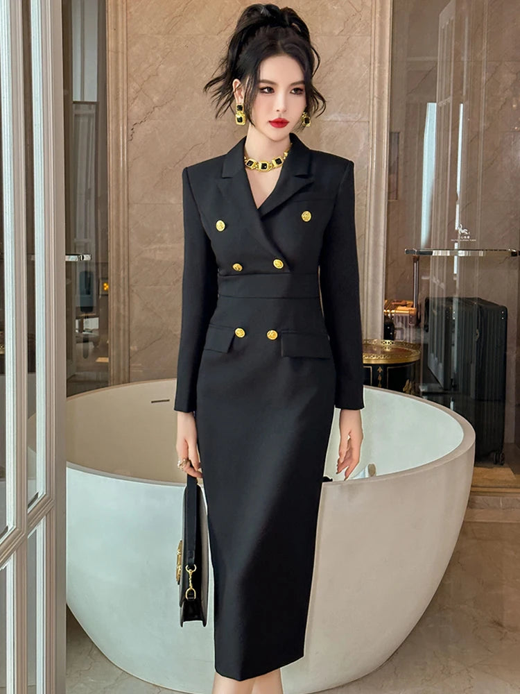 Elegant Black Pencil Dress Divines Beauts Elegant Black Pencil Dress Divines Beauts