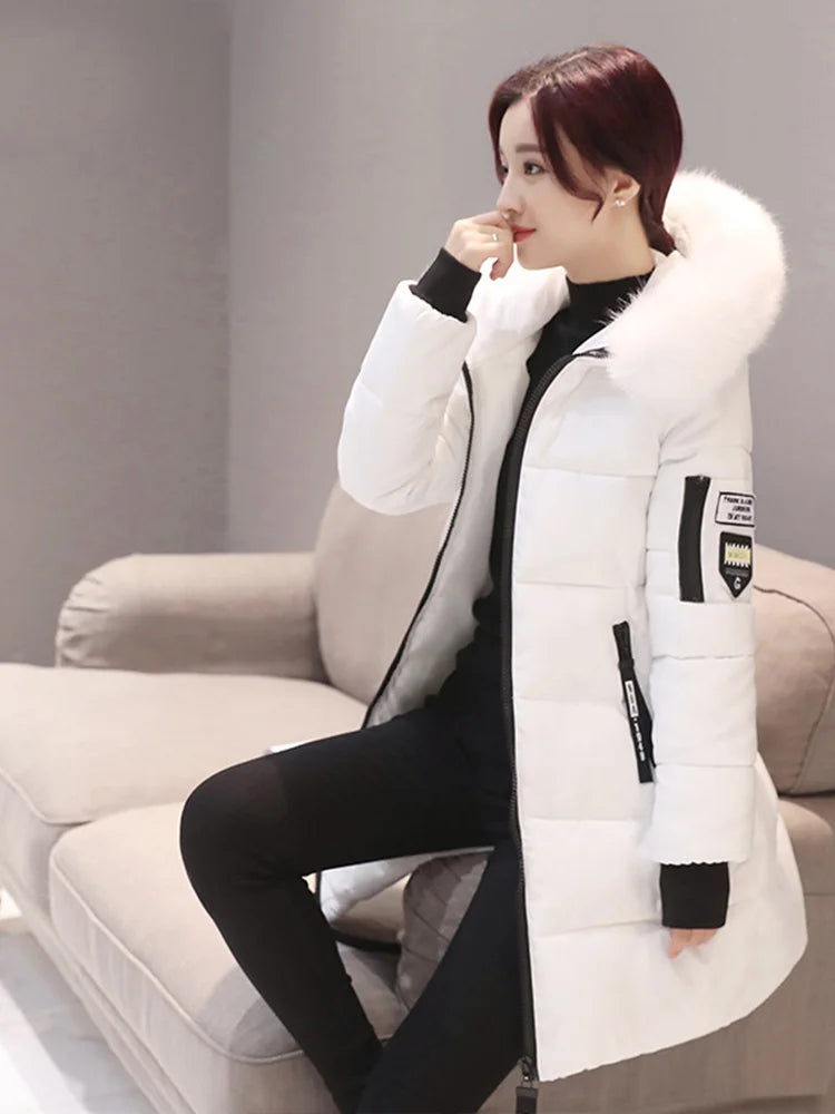 Elegant Women's Winter Parka Jacket
