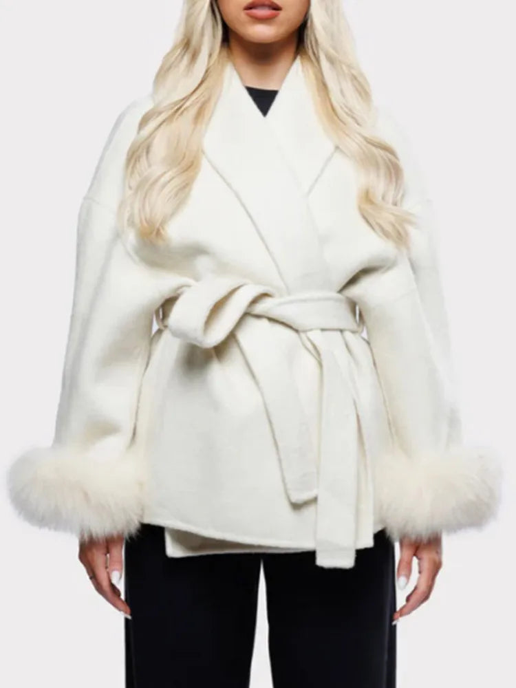 Chic Winter Faux Fur Coat
