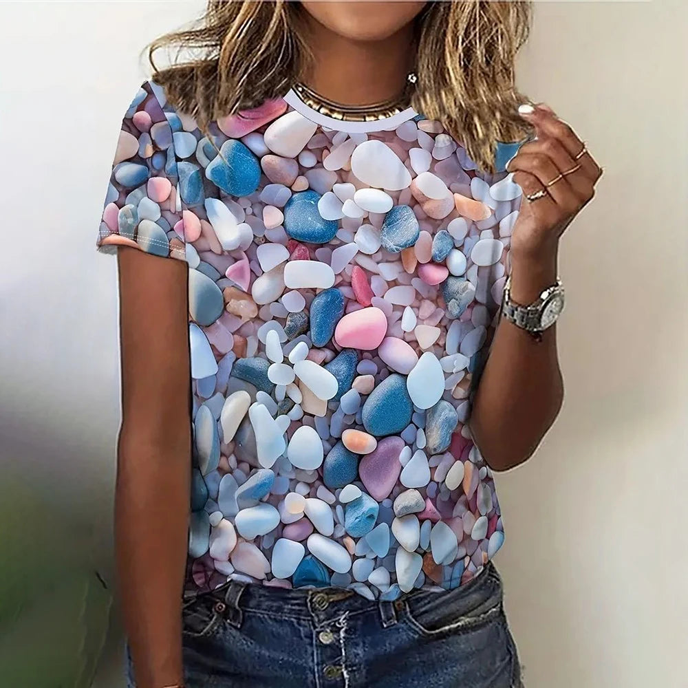 Summer Vibes Women's Printed Tee