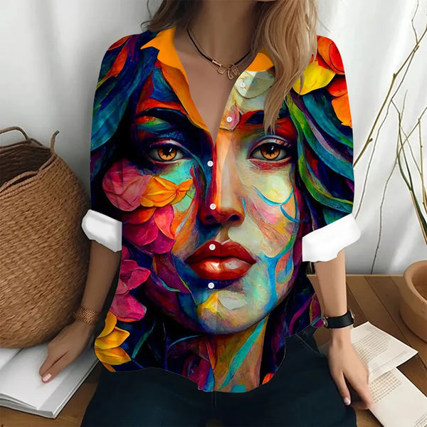 Chemise Femme Élégance Artistique
