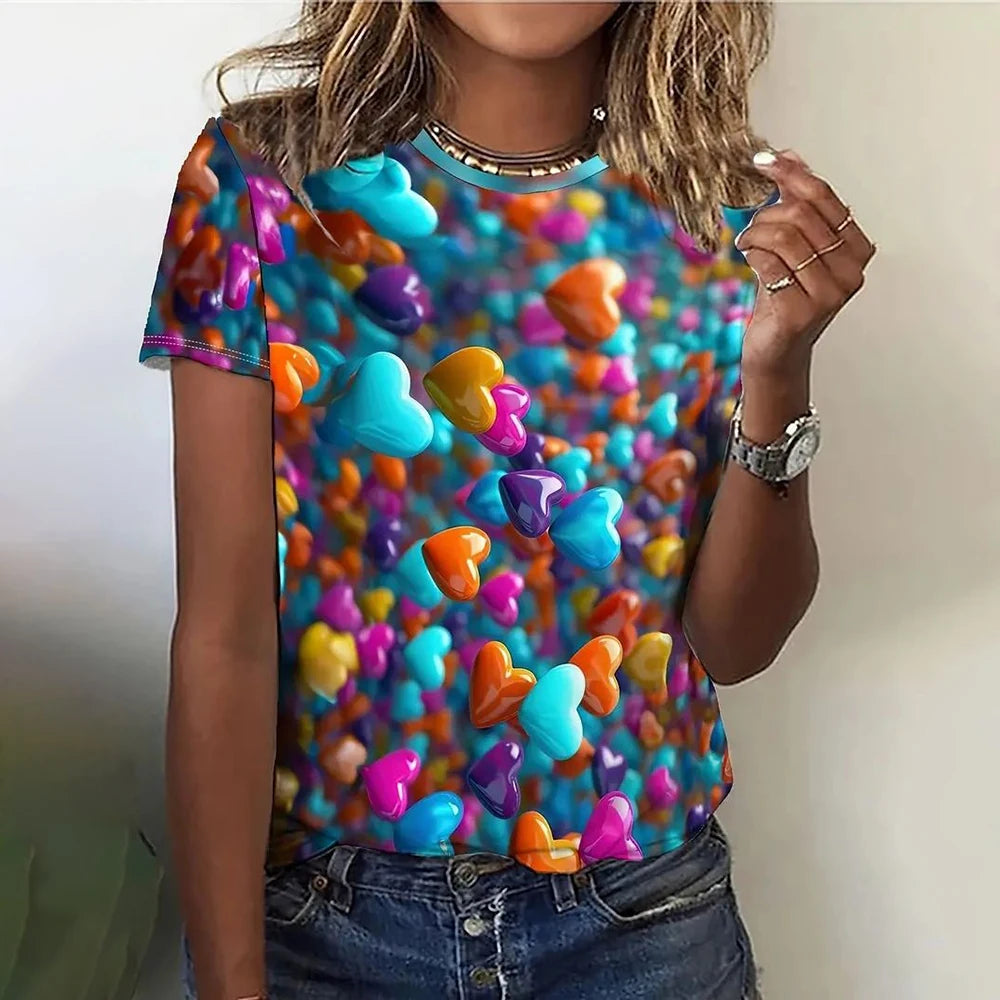 Summer Vibes Women's Printed Tee