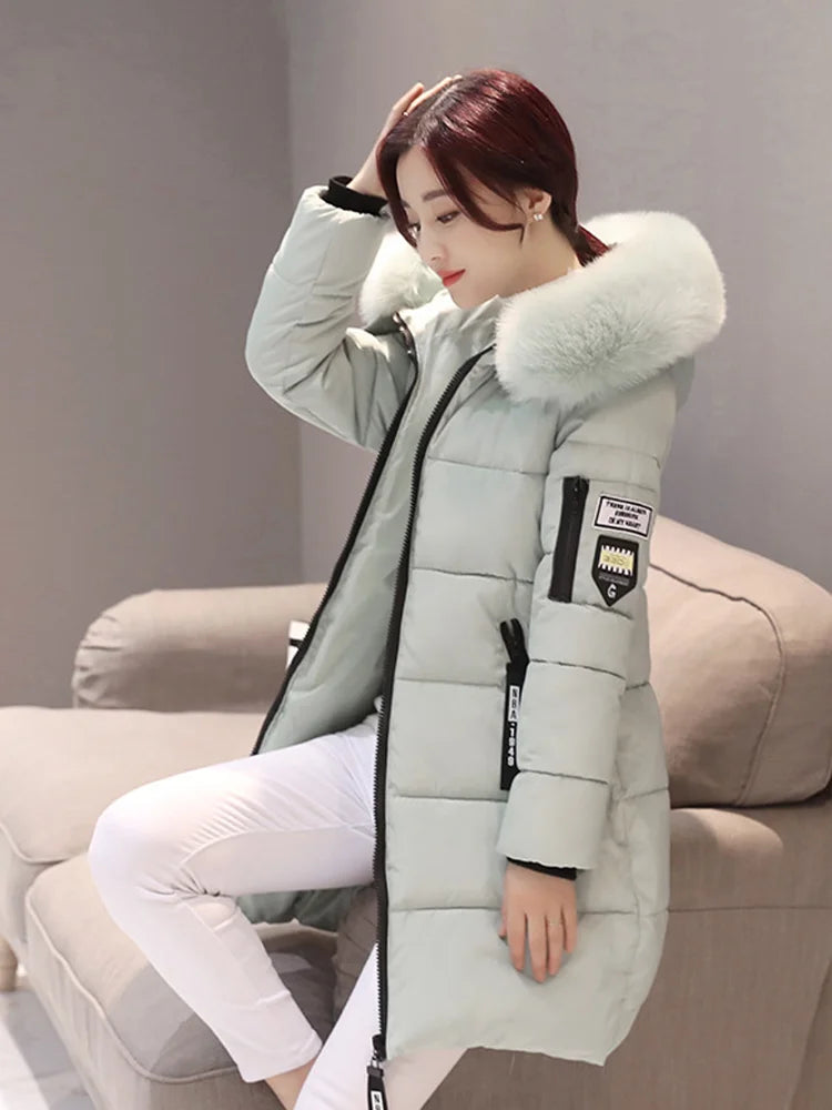 Elegant Women's Winter Parka Jacket