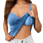 Women's Beauty Back Wireless One-piece Padded Strap Vest Bottoming Shirt