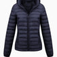 Women's Lightweight Hooded Winter Jacket