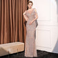 Sequin Long Slim Slimming Fishtail Dress
