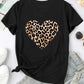 European And American Valentine's Day Love Round Neck Women's Top