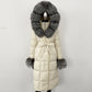 Thickened Long Section White Goose Down Slim Fit Women's Coat