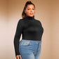 Slim Fit Slimming High Collar Inner Wear Blouse