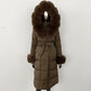 Thickened Long Section White Goose Down Slim Fit Women's Coat