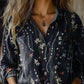 3D Digital Printing Women's Long-sleeved Blouse