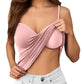 Women's Beauty Back Wireless One-piece Padded Strap Vest Bottoming Shirt