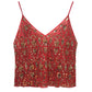 Heavy Embroidery Sequins Vest Shiny Small Sling
