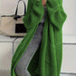 Idle Style Loose Thick Knitted Coat For Women