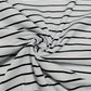 European And American Striped Short-sleeved T-shirt For Women