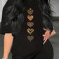 European And American Valentine's Day Love Round Neck Women's Top