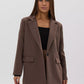 Casual Long Sleeve Loose Slimming Thin Coat