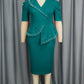 Ruffled Belly Covering Slimming Advanced Dress
