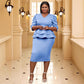 Pleated Sleeve Stitching Flab Hiding High Waist Dress