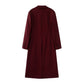 Women's Slim Temperament Long Overcoat Outerwear