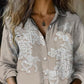 3D Digital Printing Women's Long-sleeved Blouse