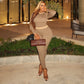 Women's Round Neck Long Sleeve Jumpsuit