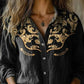 3D Digital Printing Women's Long-sleeved Blouse