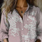 3D Digital Printing Women's Long-sleeved Blouse