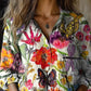 3D Digital Printing Women's Long-sleeved Blouse