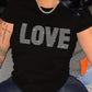 European And American Valentine's Day Love Round Neck Women's Top