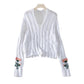 Idle Style Short Long-sleeved Sweater Top