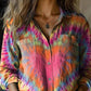 3D Digital Printing Women's Long-sleeved Blouse