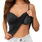 Women's Beauty Back Wireless One-piece Padded Strap Vest Bottoming Shirt