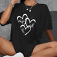 European And American Valentine's Day Love Round Neck Women's Top