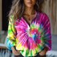 3D Digital Printing Women's Long-sleeved Blouse