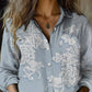 3D Digital Printing Women's Long-sleeved Blouse