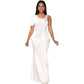 Unique One-shoulder Beaded Sling Party Dress