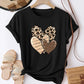 European And American Valentine's Day Love Round Neck Women's Top