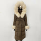 Thickened Long Section White Goose Down Slim Fit Women's Coat