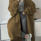Idle Style Loose Thick Knitted Coat For Women