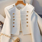 Spring White Coat High-grade Young-looking Short Top