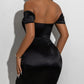 Off-shoulder Collar Spring Women's Mid-length Dress