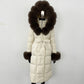 Thickened Long Section White Goose Down Slim Fit Women's Coat